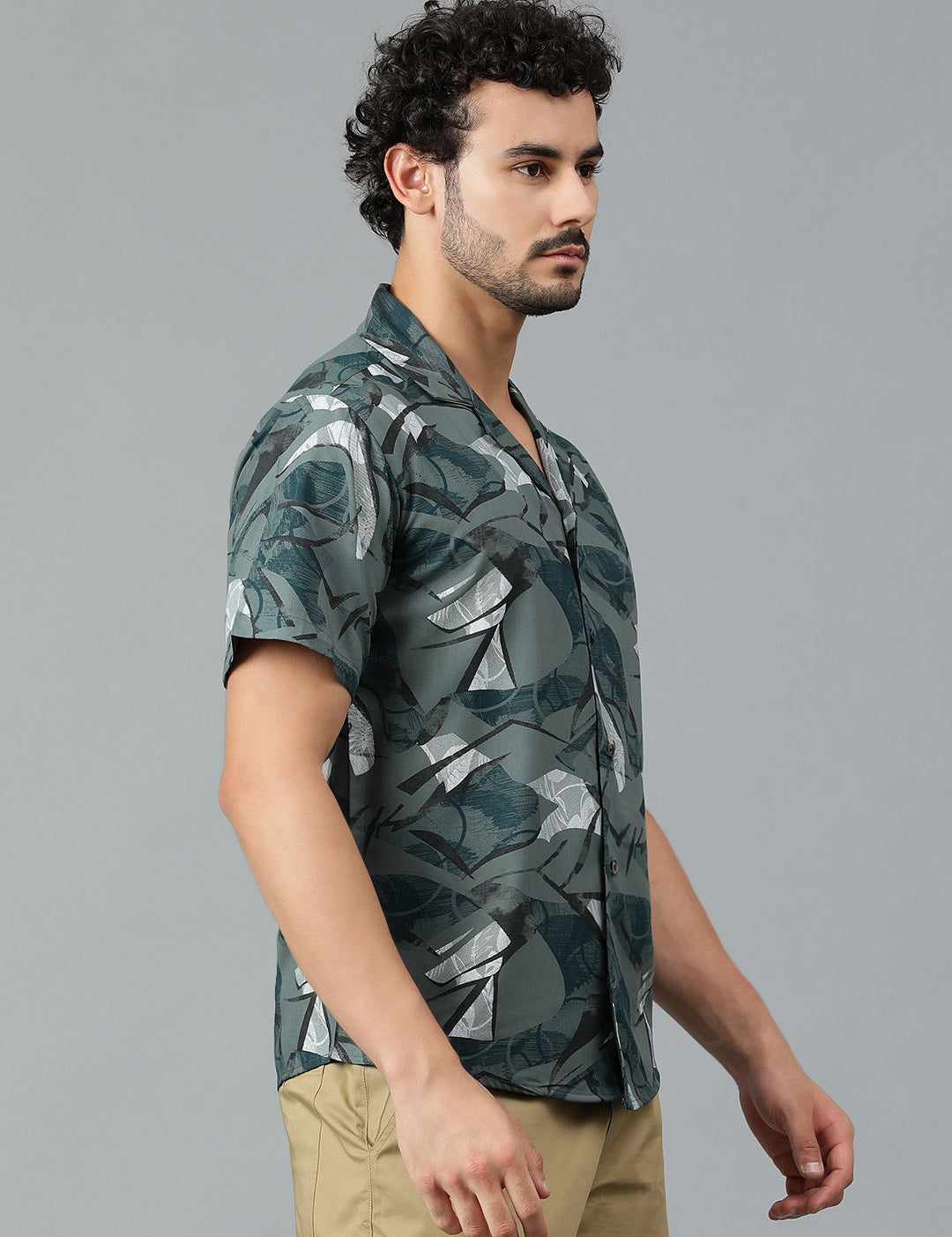 KOTTY Men Printed Casual Multicolor Shirt 