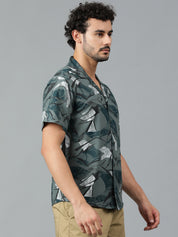 KOTTY Men Printed Casual Multicolor Shirt 