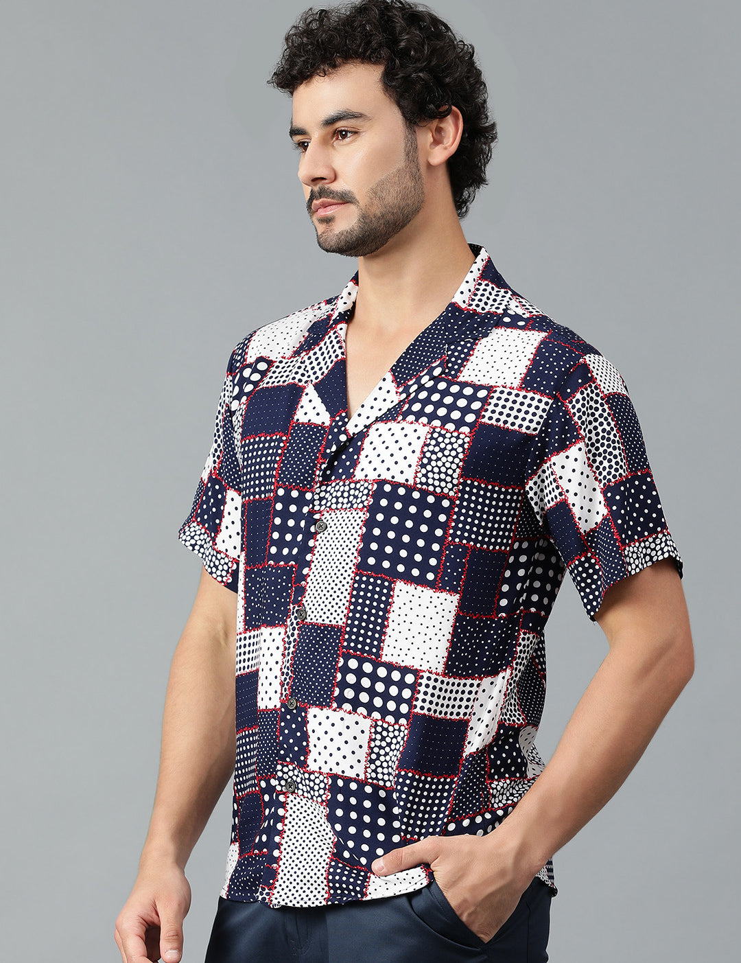 KOTTY Men Printed Casual Multicolor Shirt 