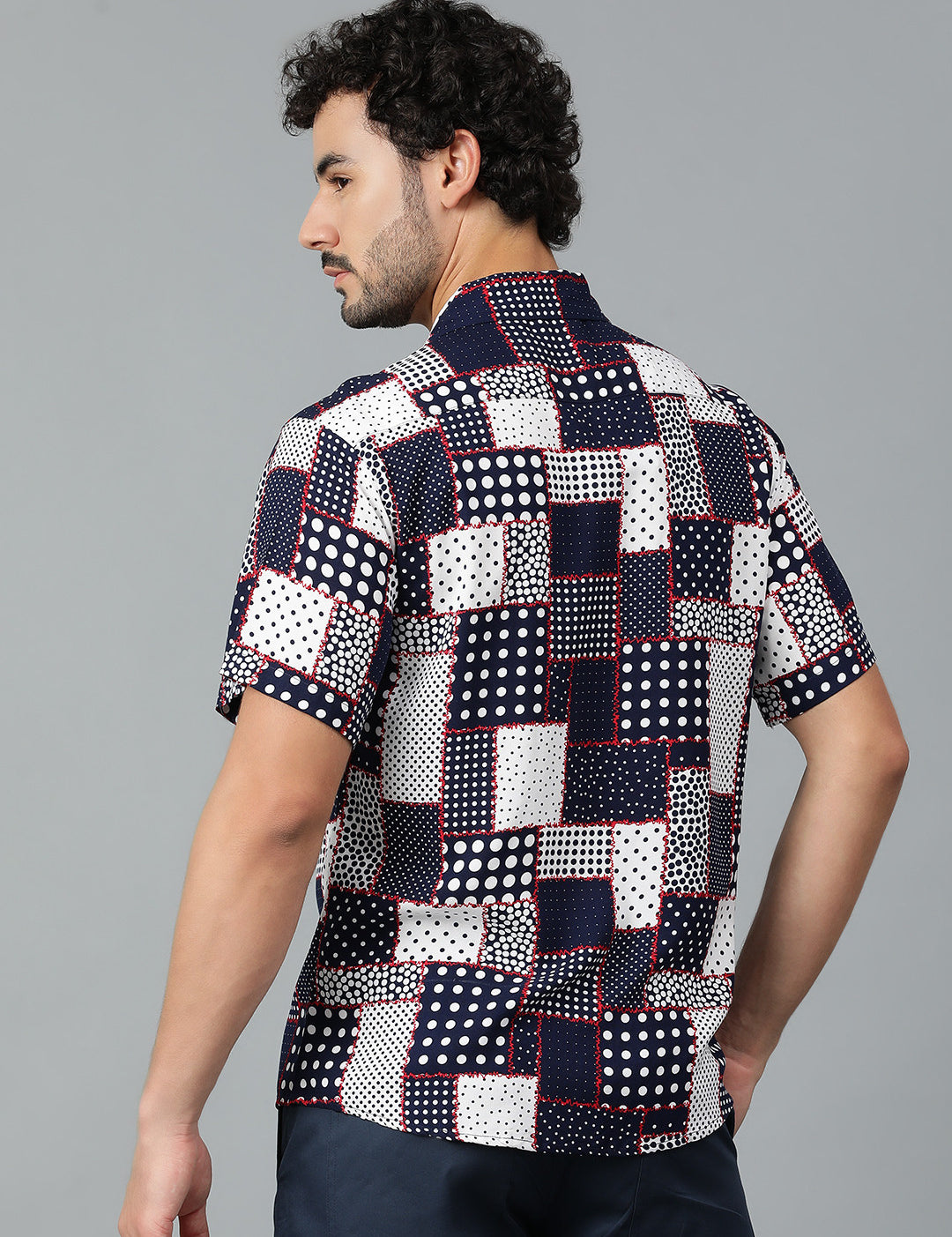 KOTTY Men Printed Casual Multicolor Shirt 