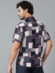 KOTTY Men Printed Casual Multicolor Shirt 