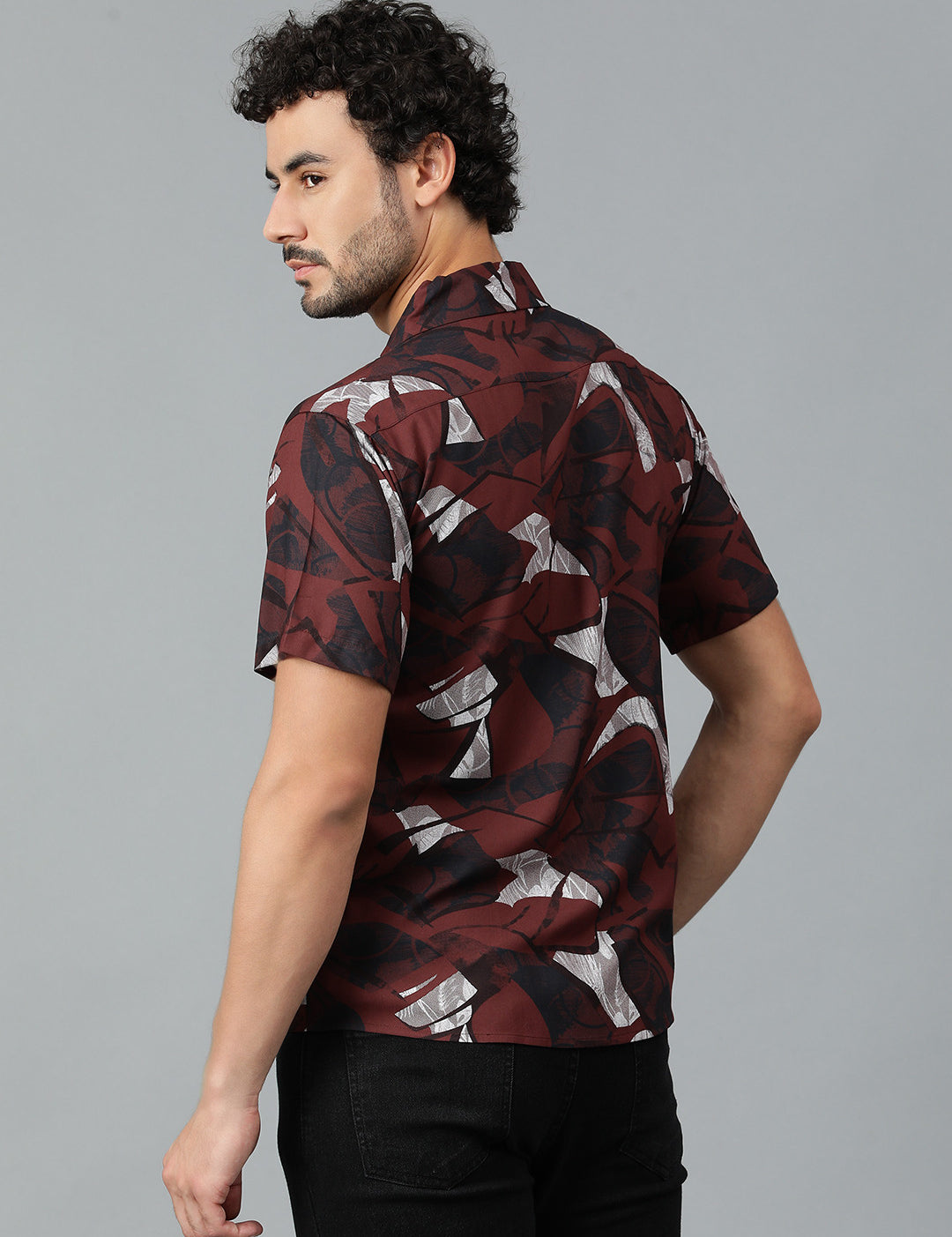 KOTTY Men Printed Casual Multicolor Shirt 