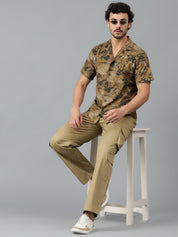 KOTTY Men Printed Casual Multicolor Shirt 