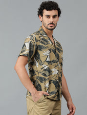 KOTTY Men Printed Casual Multicolor Shirt 