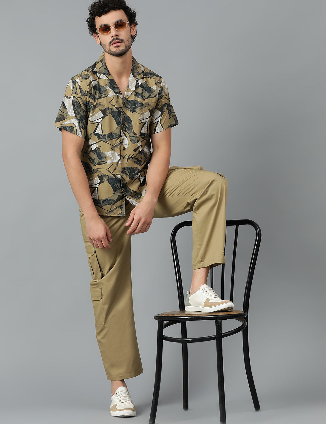 KOTTY Men Printed Casual Multicolor Shirt 