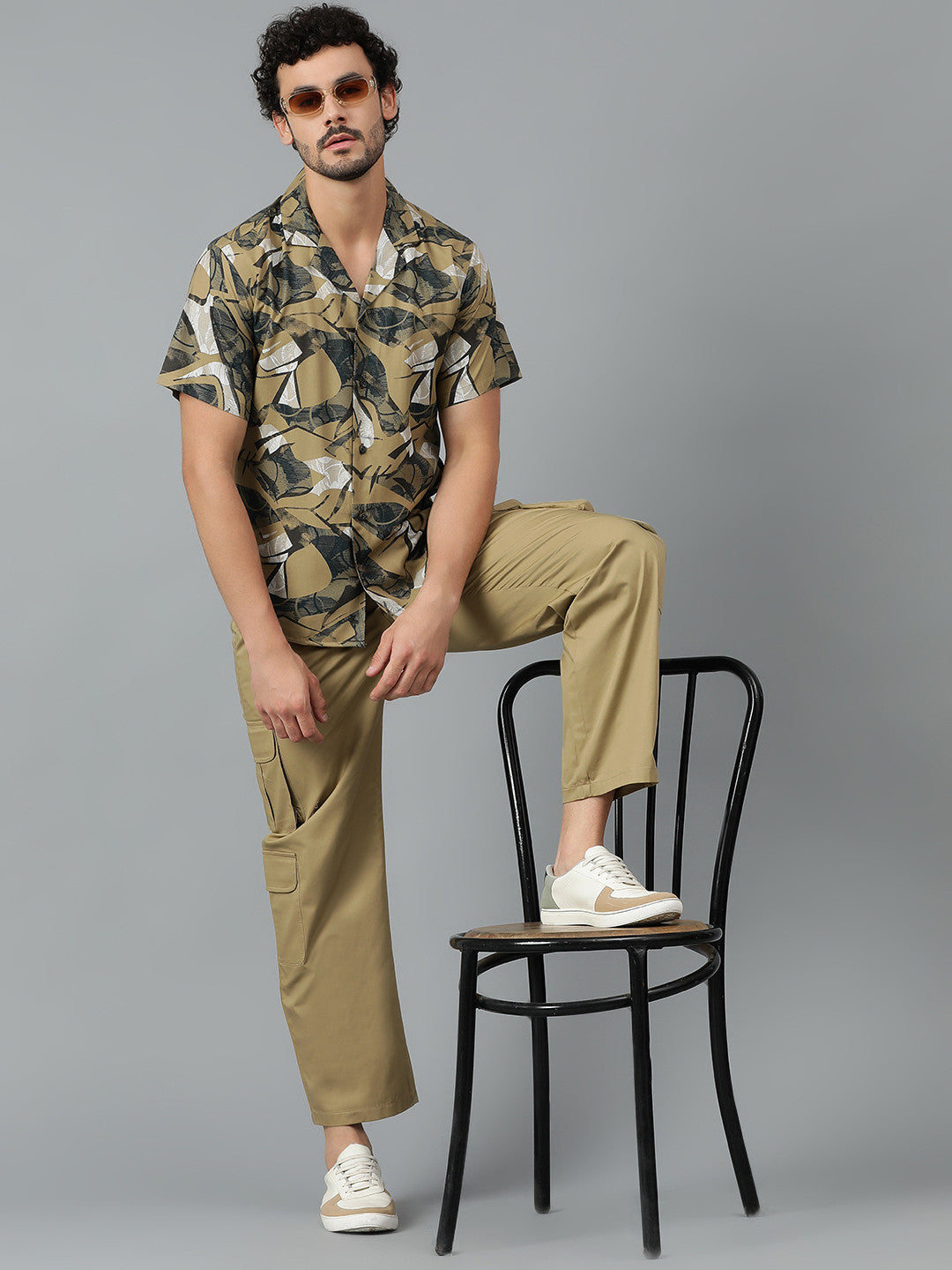 KOTTY Men Printed Casual Multicolor Shirt 
