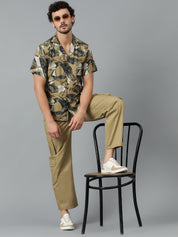 KOTTY Men Printed Casual Multicolor Shirt 