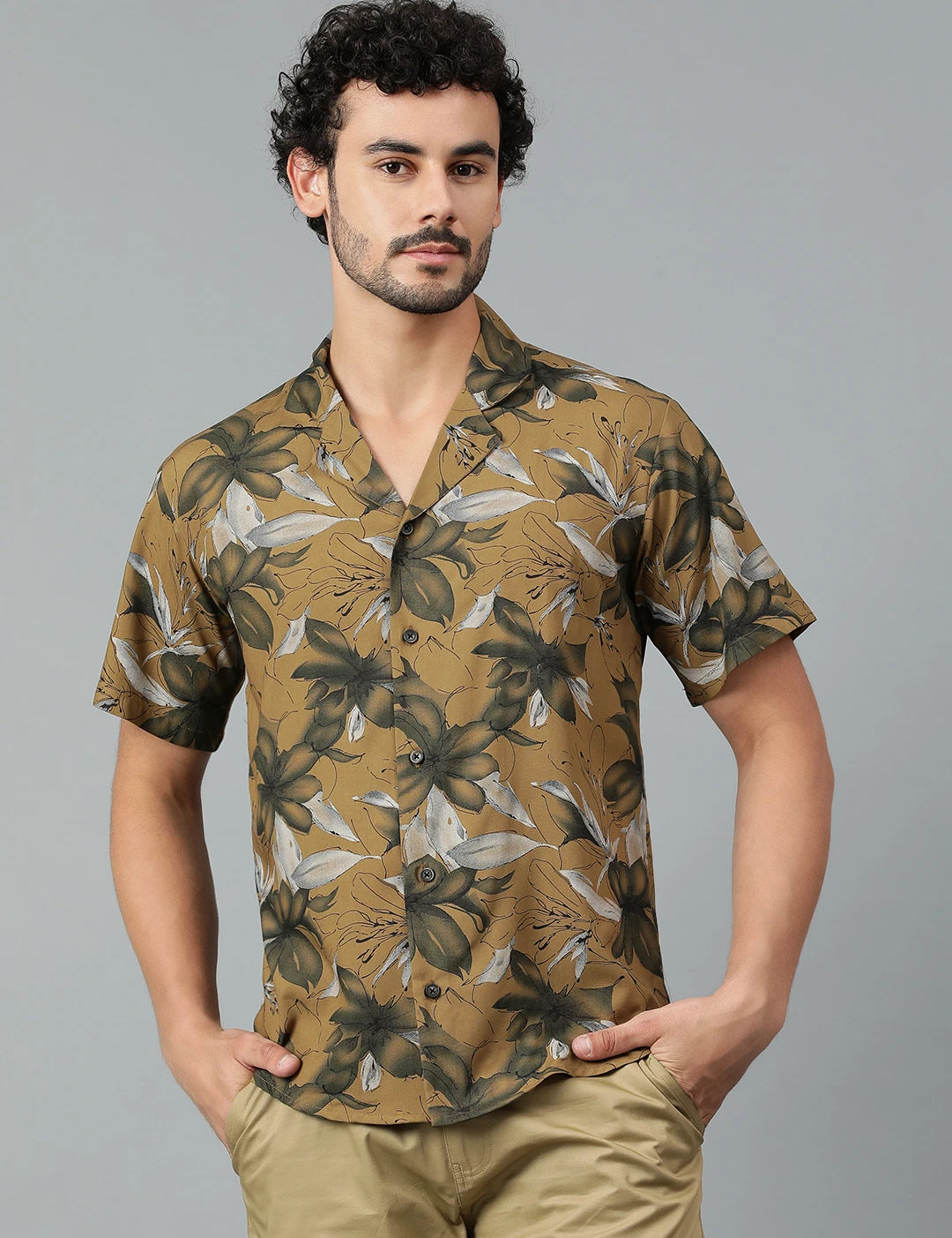 KOTTY Men Printed Casual Multicolor Shirt 