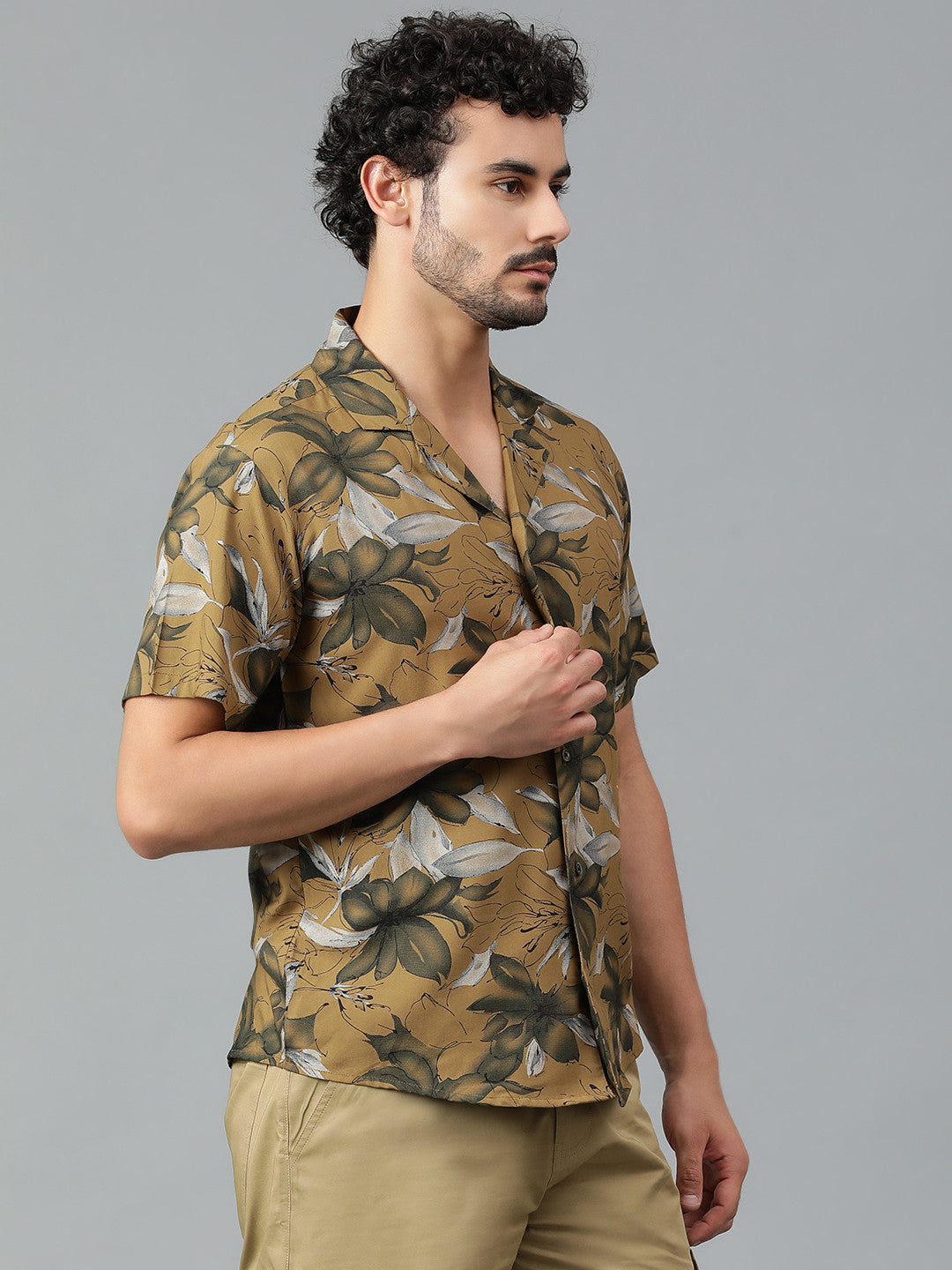 KOTTY Men Printed Casual Multicolor Shirt 