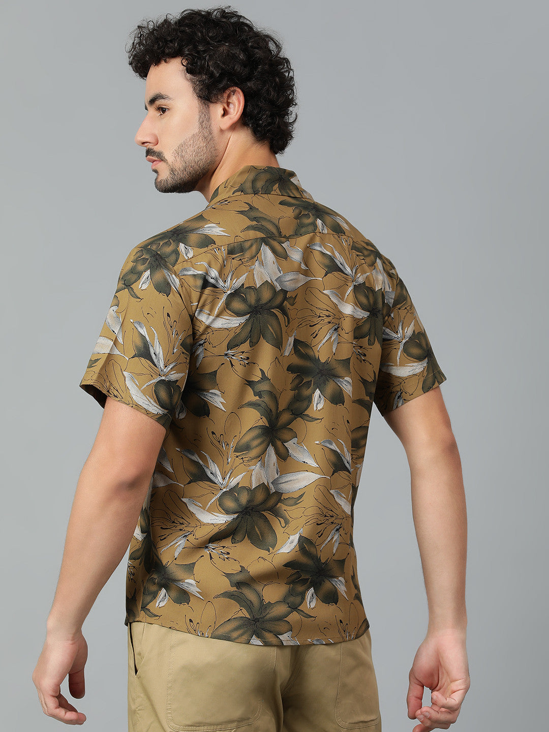 KOTTY Men Printed Casual Multicolor Shirt 