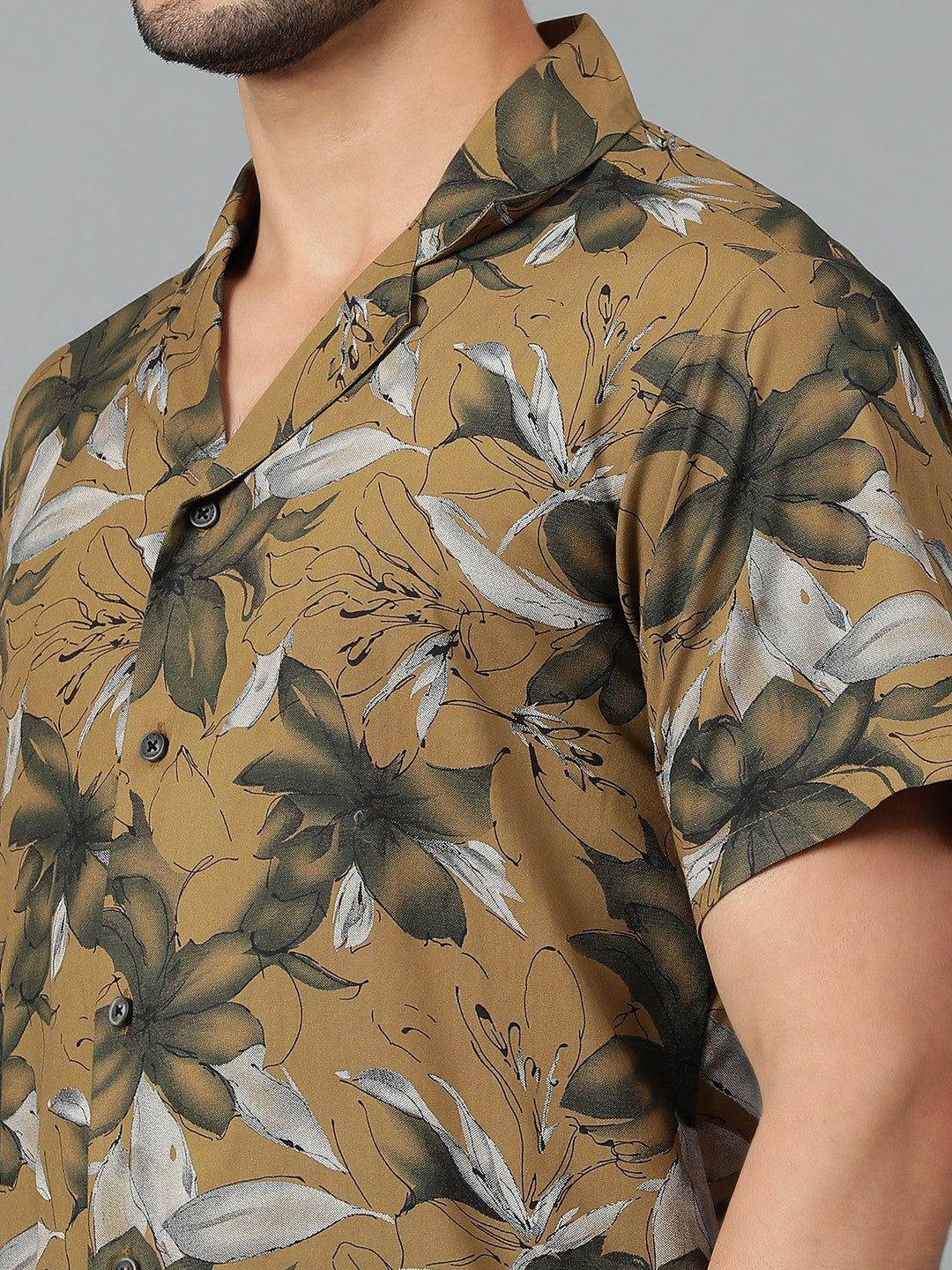 KOTTY Men Printed Casual Multicolor Shirt 