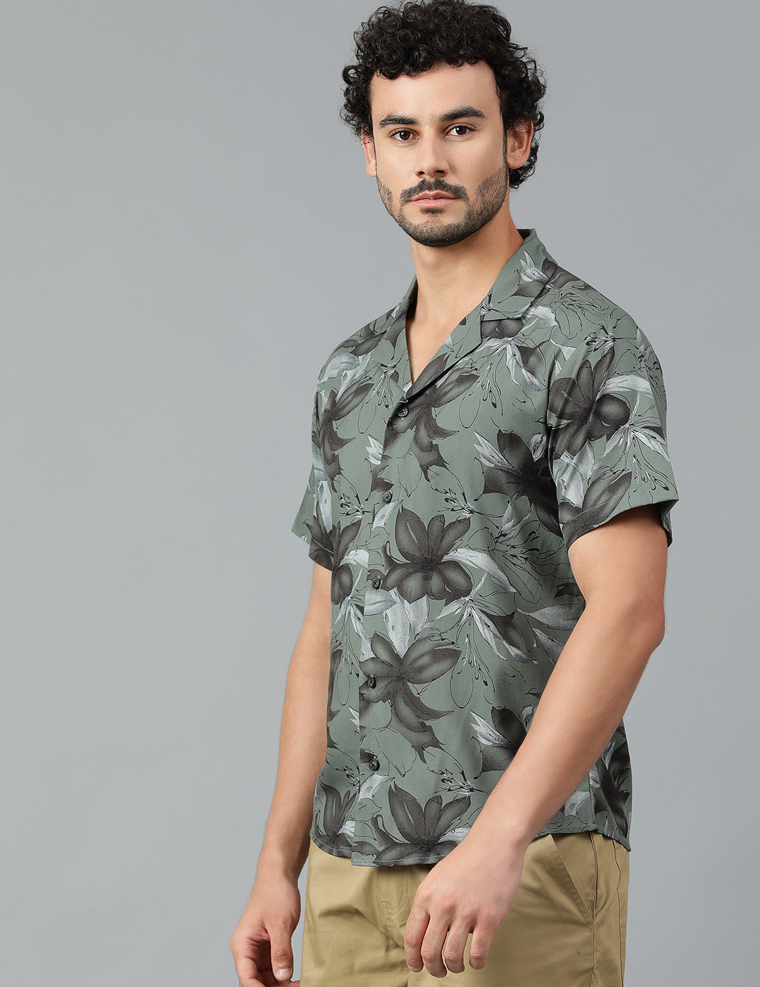 KOTTY Men Printed Casual Multicolor Shirt 
