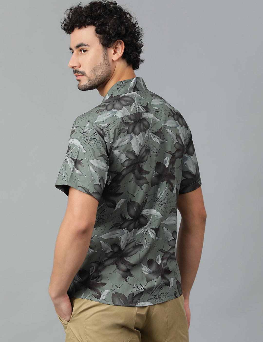 KOTTY Men Printed Casual Multicolor Shirt 