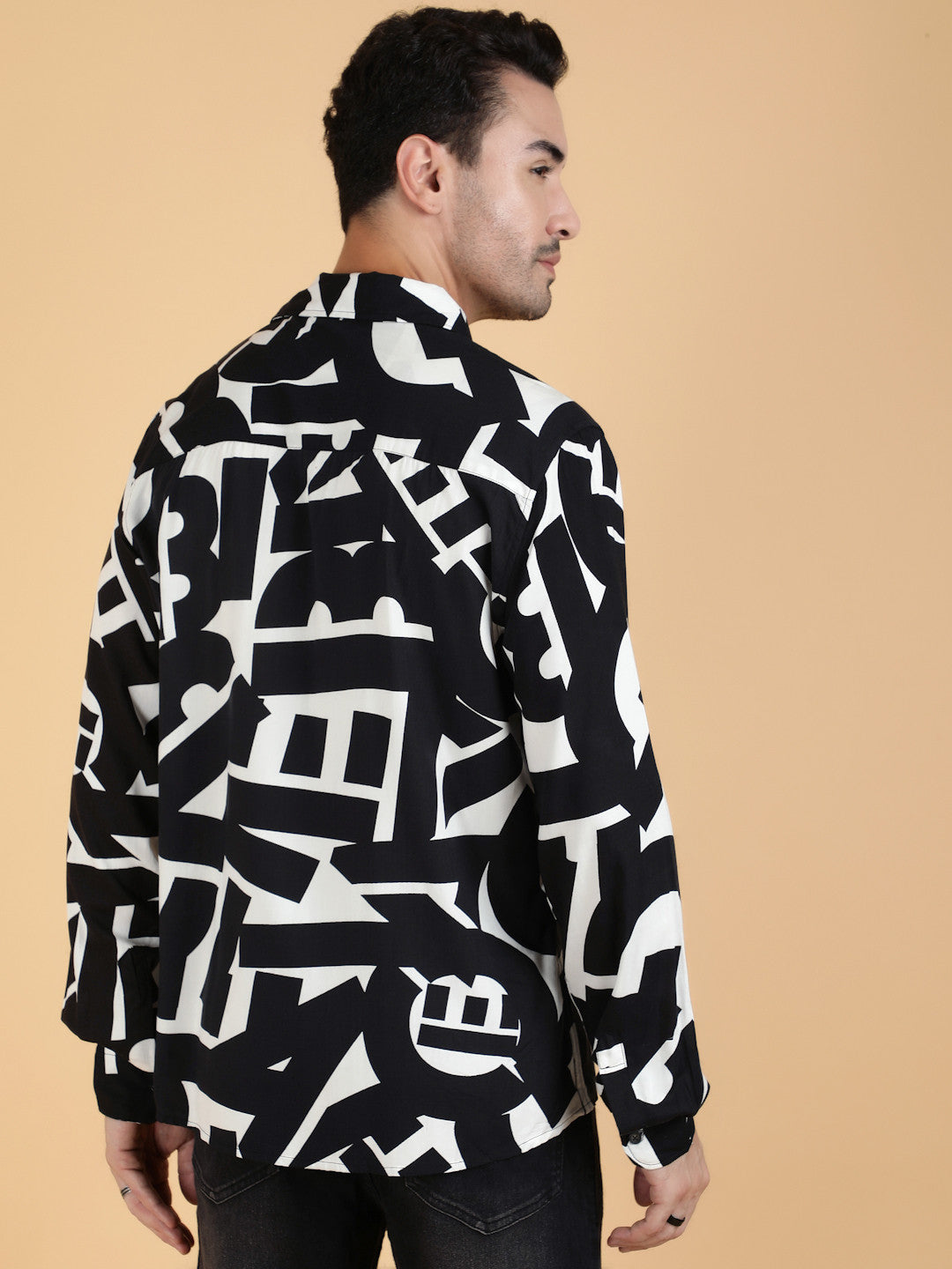 KOTTY Men Printed Casual Multicolor Shirt 