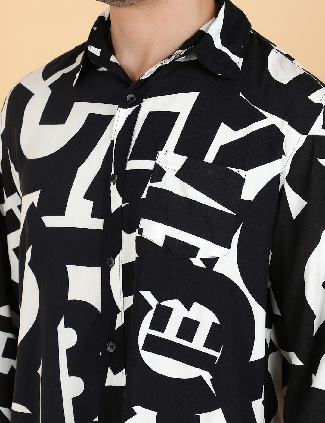 KOTTY Men Printed Casual Multicolor Shirt 