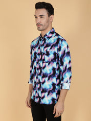 KOTTY Men Printed Casual Multicolor Shirt 