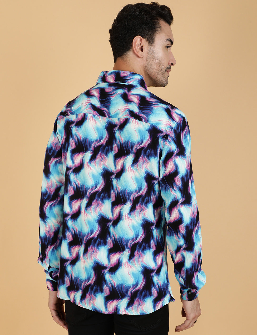 KOTTY Men Printed Casual Multicolor Shirt 