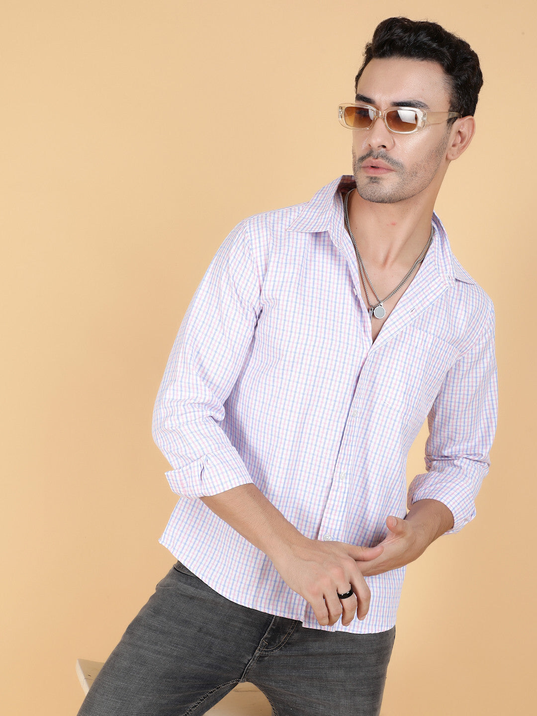 KOTTY Men Printed Casual Multicolor Shirt 