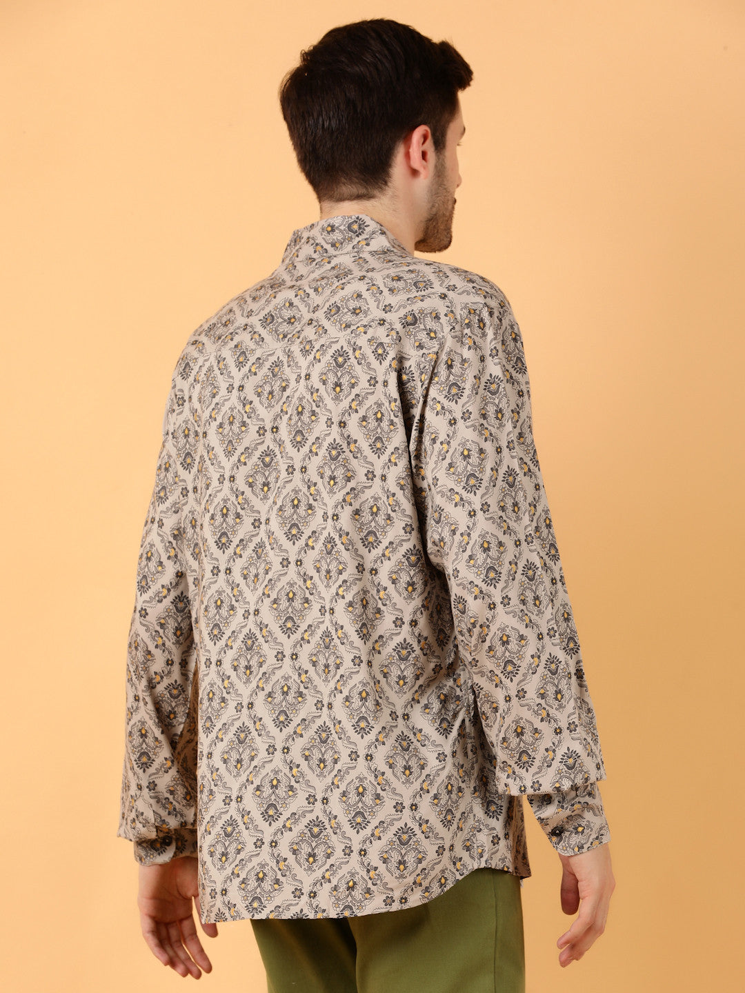 KOTTY Men Printed Casual Multicolor Shirt 