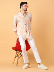 KOTTY Men Printed Casual Multicolor Shirt 