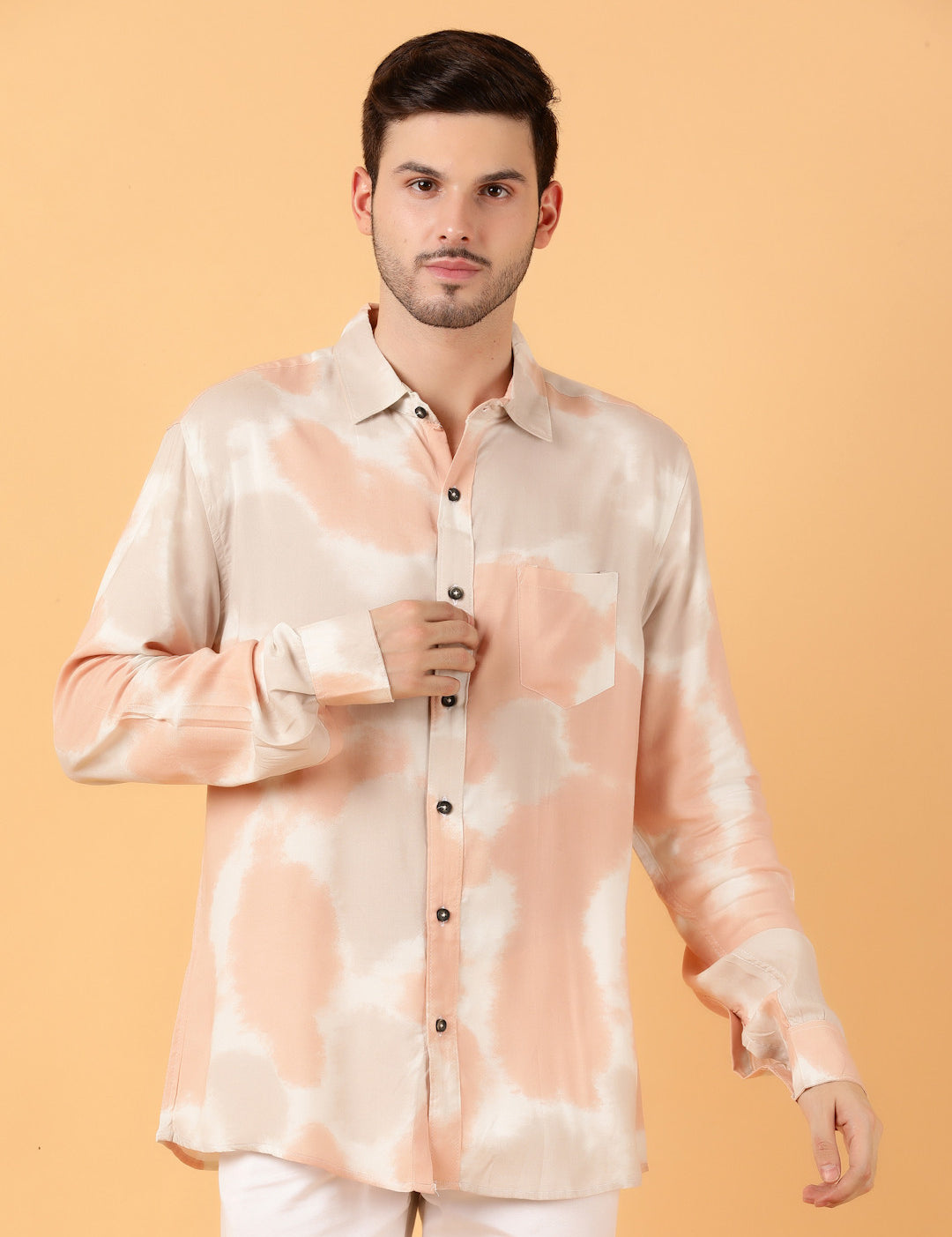 KOTTY Men Printed Casual Multicolor Shirt 