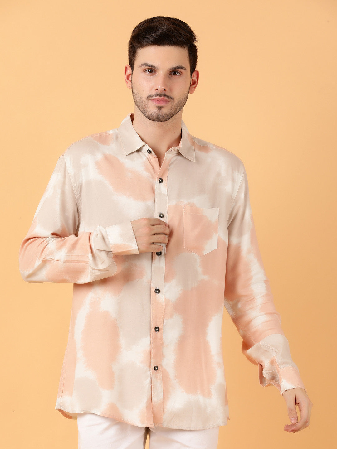 KOTTY Men Printed Casual Multicolor Shirt 