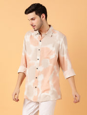 KOTTY Men Printed Casual Multicolor Shirt 