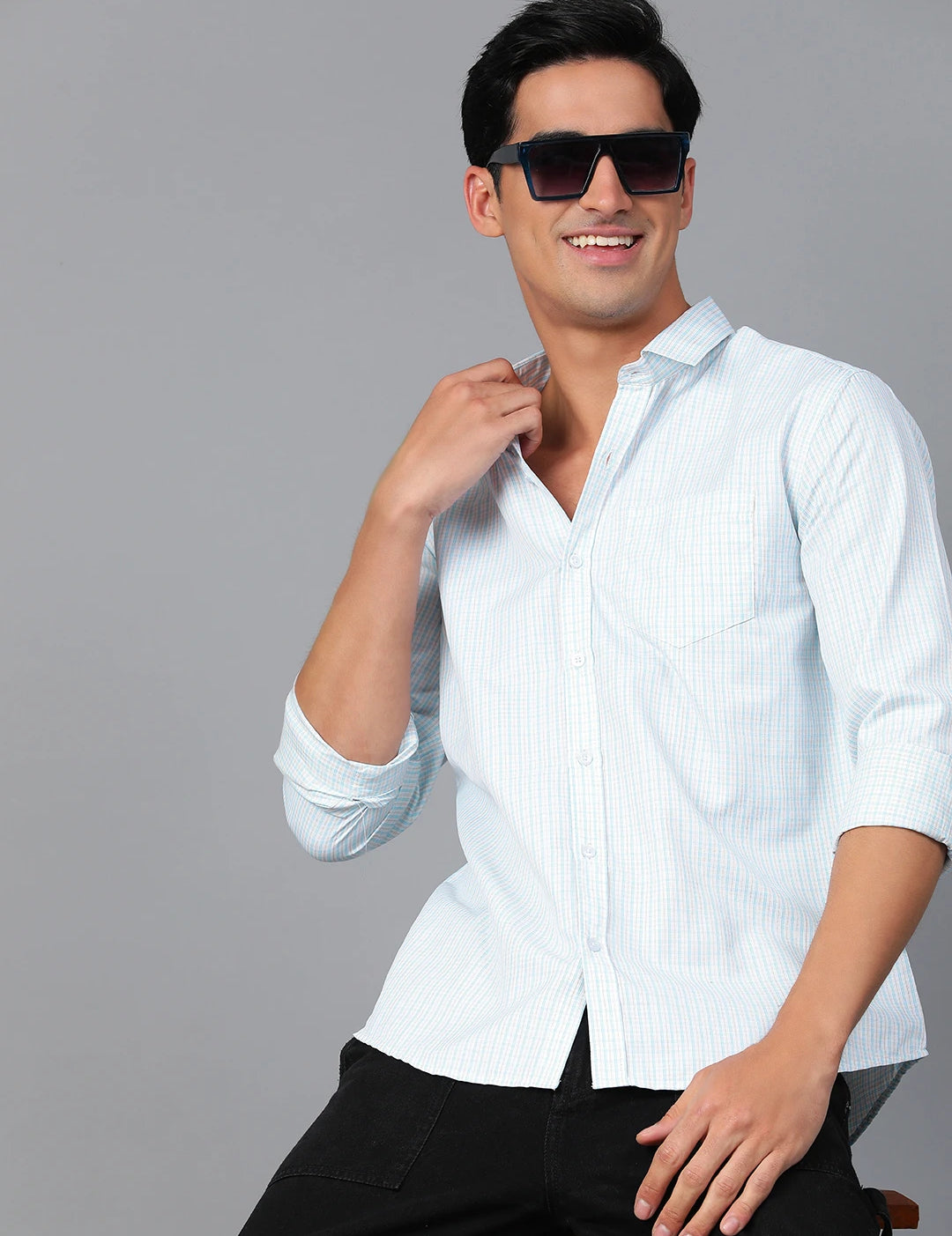 KOTTY Men Striped Casual Multicolor Shirt 