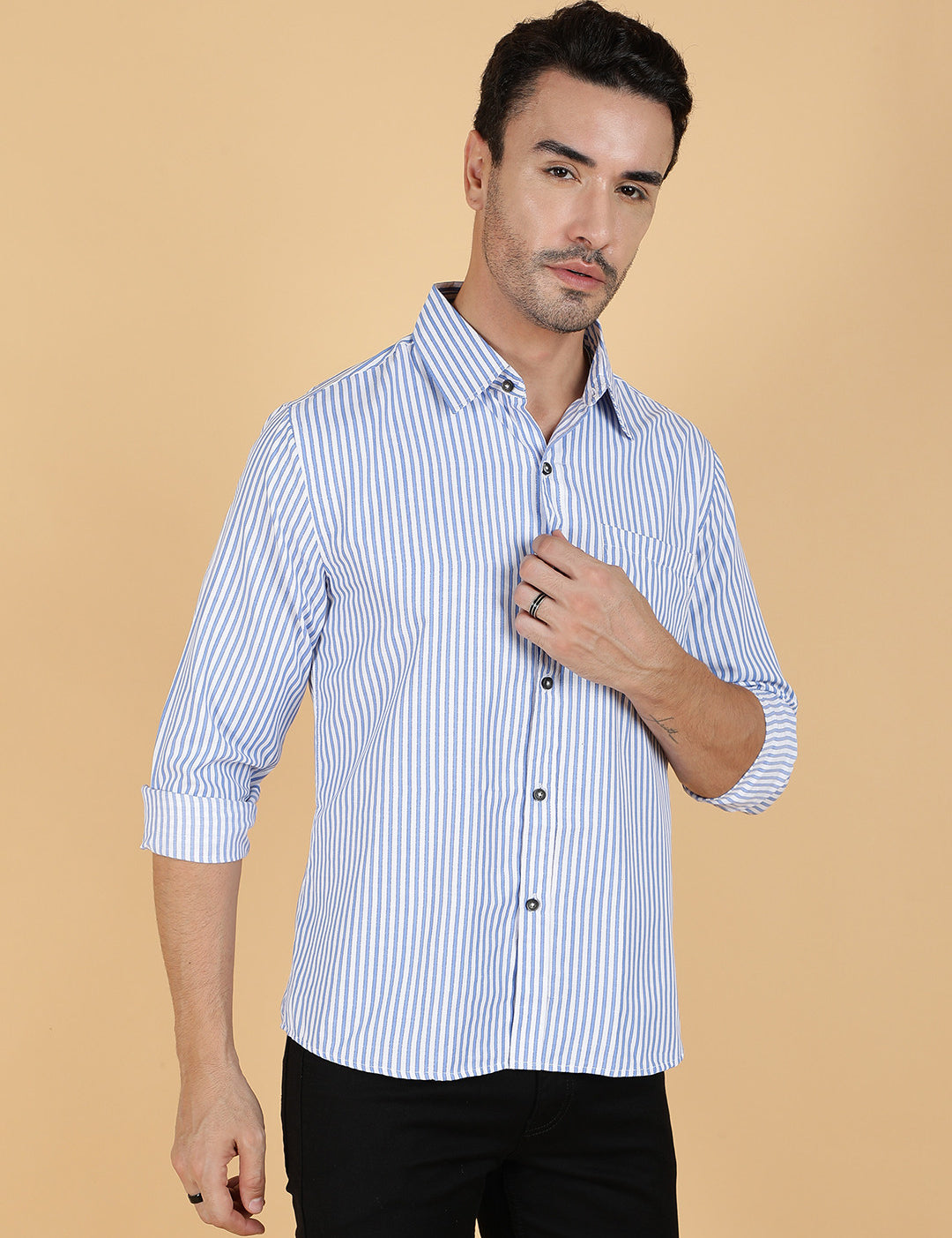 KOTTY Men Printed Casual Multicolor Shirt 