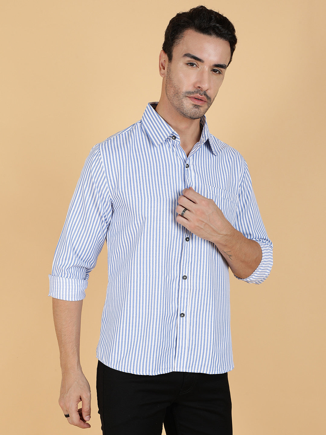 KOTTY Men Printed Casual Multicolor Shirt 