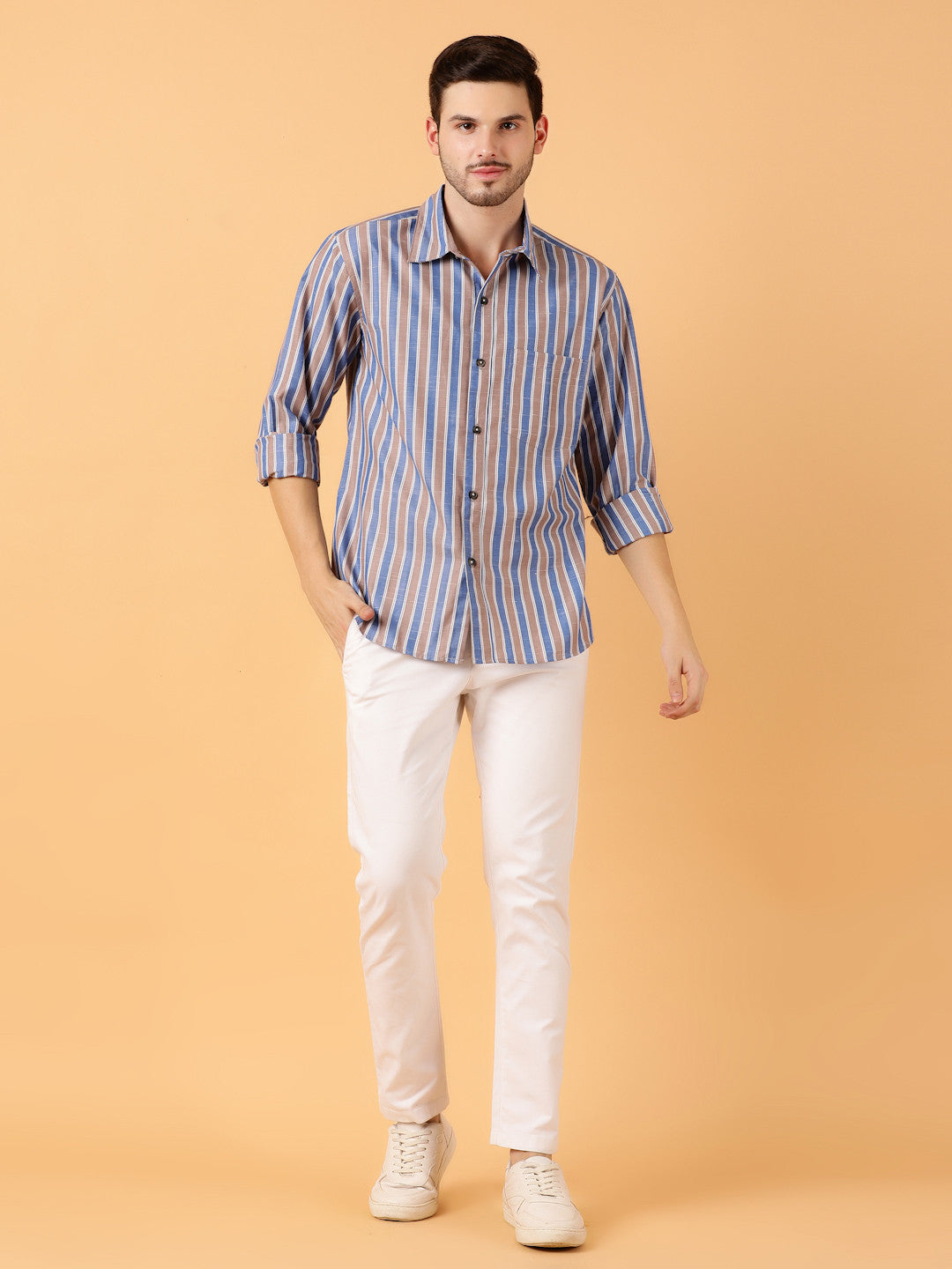 KOTTY Men Printed Casual Multicolor Shirt 