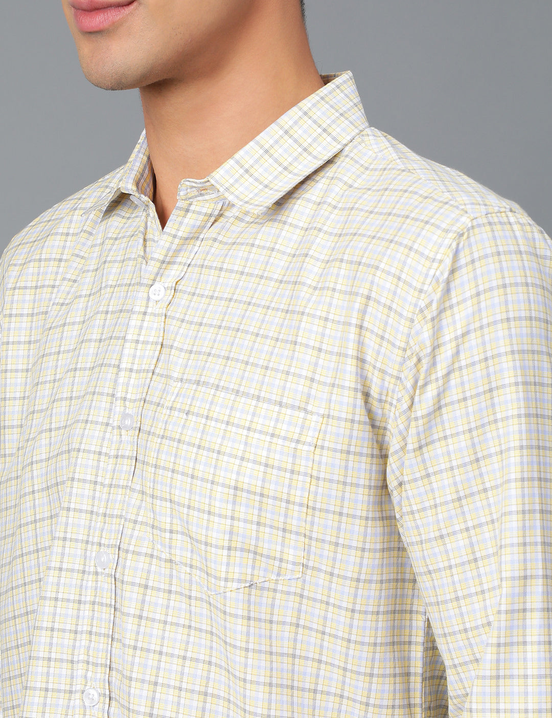 KOTTY Men Checkered Casual Multicolor Shirt 