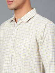 KOTTY Men Checkered Casual Multicolor Shirt 