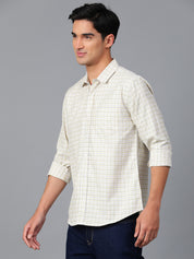 KOTTY Men Checkered Casual Multicolor Shirt 