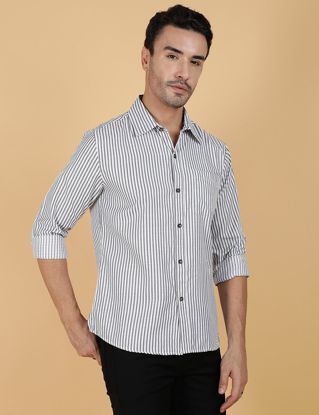 KOTTY Men Printed Casual Multicolor Shirt 