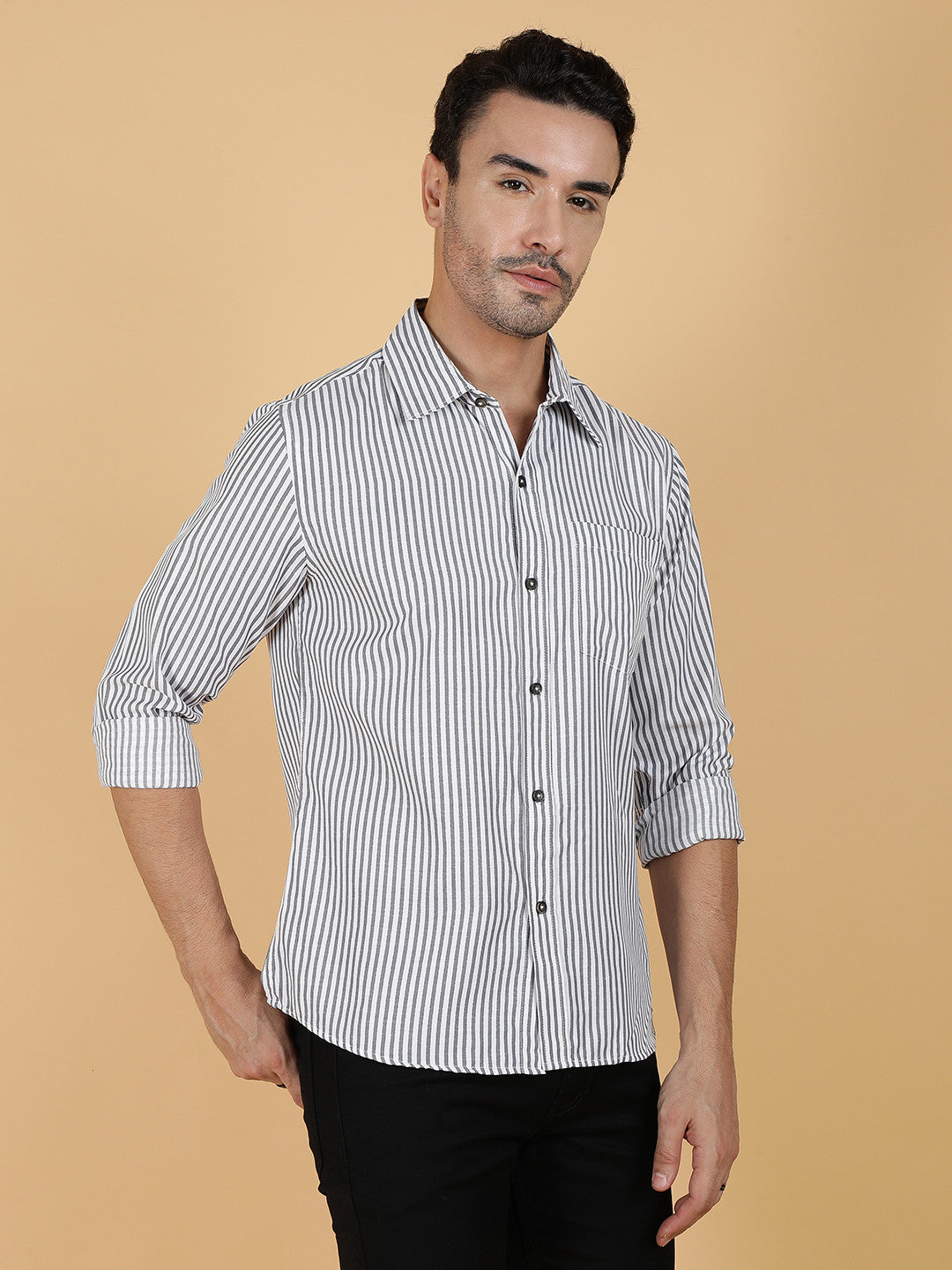 KOTTY Men Printed Casual Multicolor Shirt 