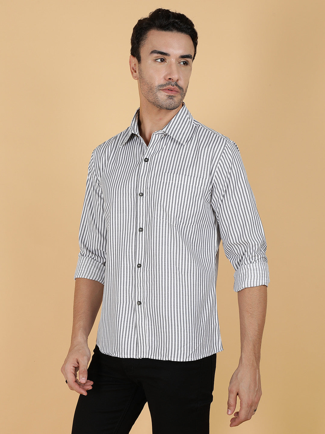 KOTTY Men Printed Casual Multicolor Shirt 