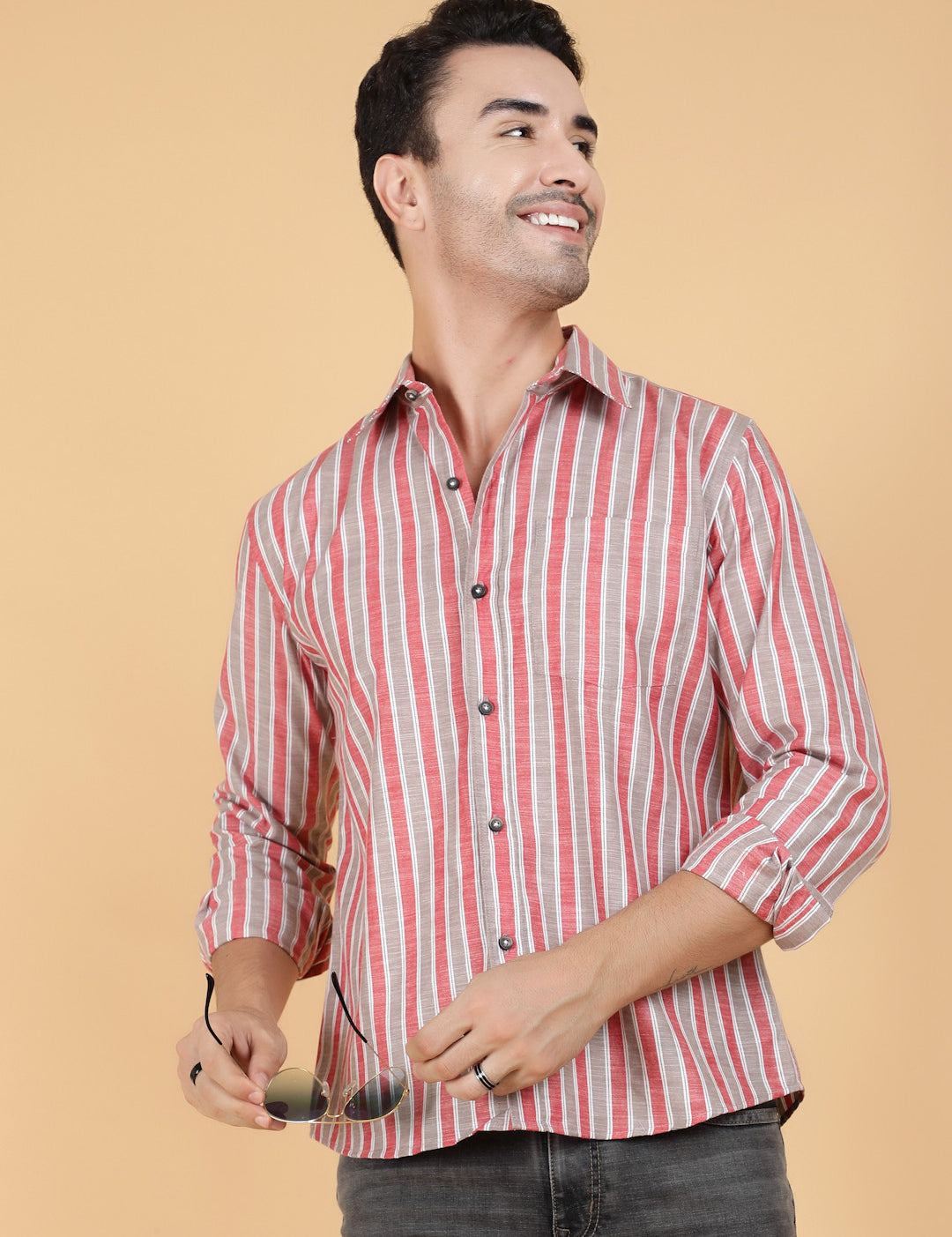 KOTTY Men Printed Casual Multicolor Shirt 