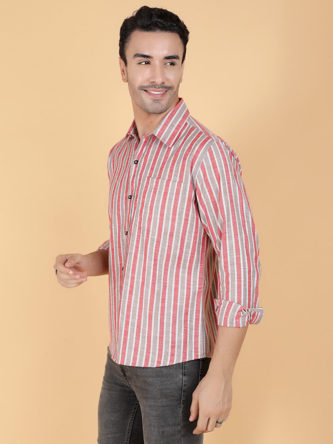 KOTTY Men Printed Casual Multicolor Shirt 