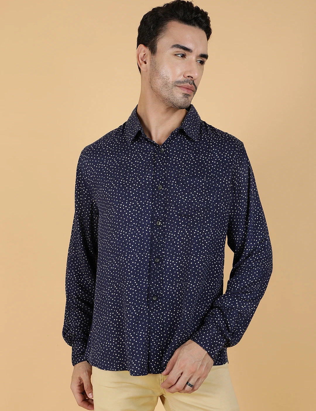 KOTTY Men Printed Casual Multicolor Shirt 