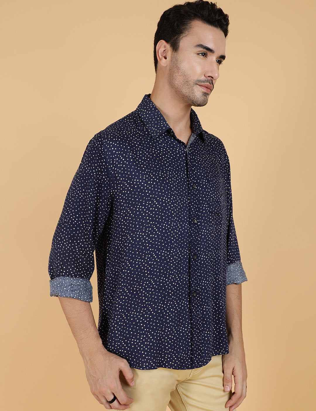 KOTTY Men Printed Casual Multicolor Shirt 