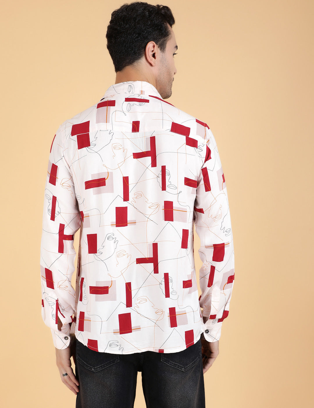 KOTTY Men Printed Casual Multicolor Shirt 