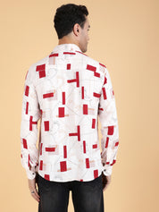KOTTY Men Printed Casual Multicolor Shirt 