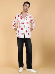 KOTTY Men Printed Casual Multicolor Shirt 