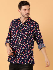 KOTTY Men Printed Casual Multicolor Shirt 