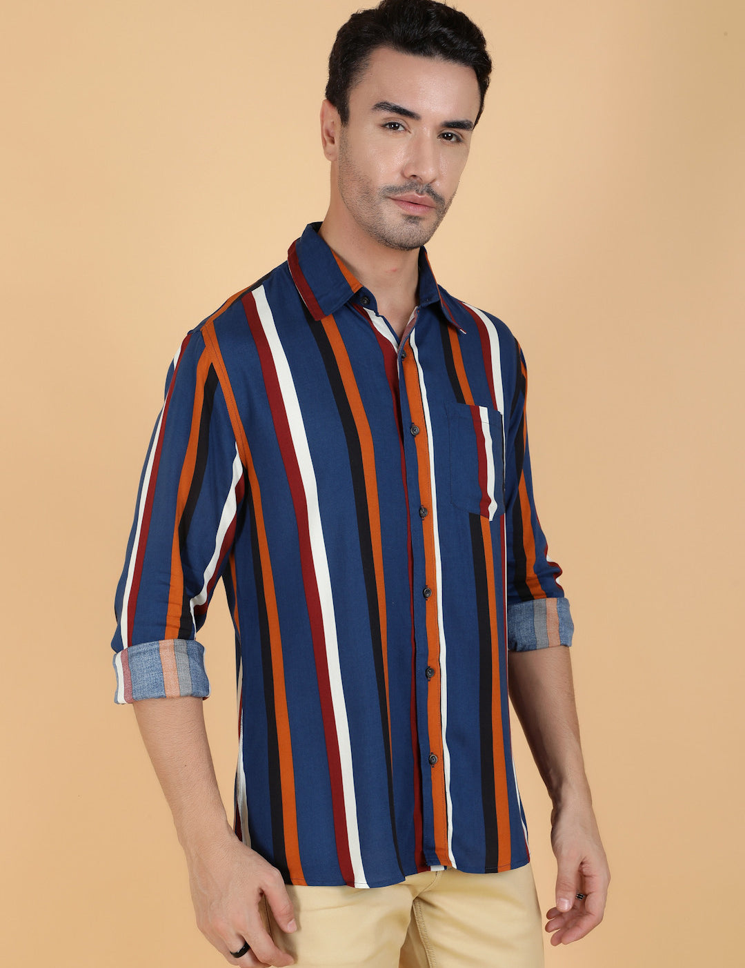 KOTTY Men Printed Casual Multicolor Shirt 