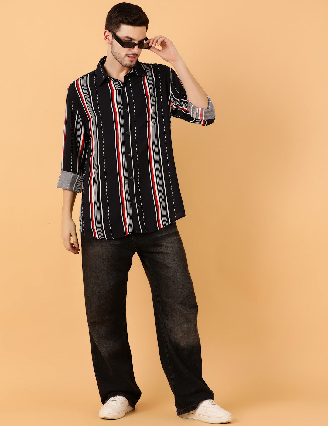 KOTTY Men Printed Casual Multicolor Shirt 