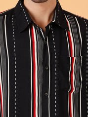 KOTTY Men Printed Casual Multicolor Shirt 