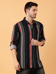 KOTTY Men Printed Casual Multicolor Shirt 