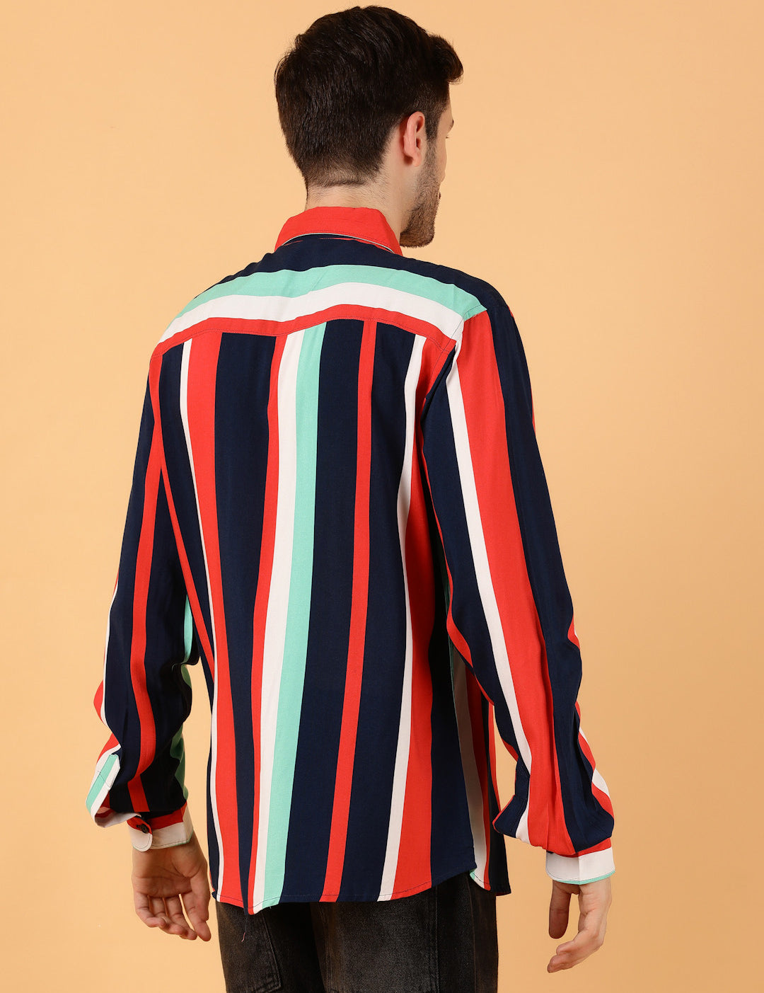 KOTTY Men Printed Casual Multicolor Shirt 